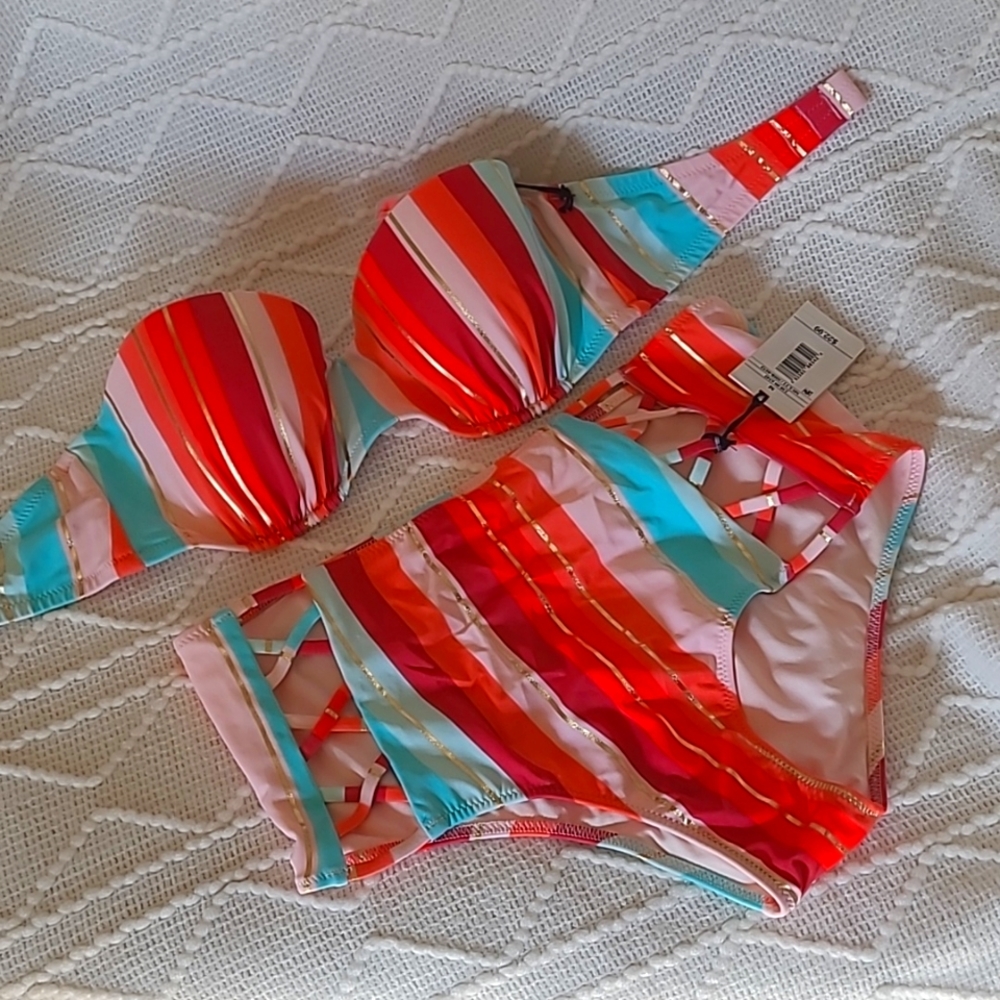 Shade and shore two piece swim suit